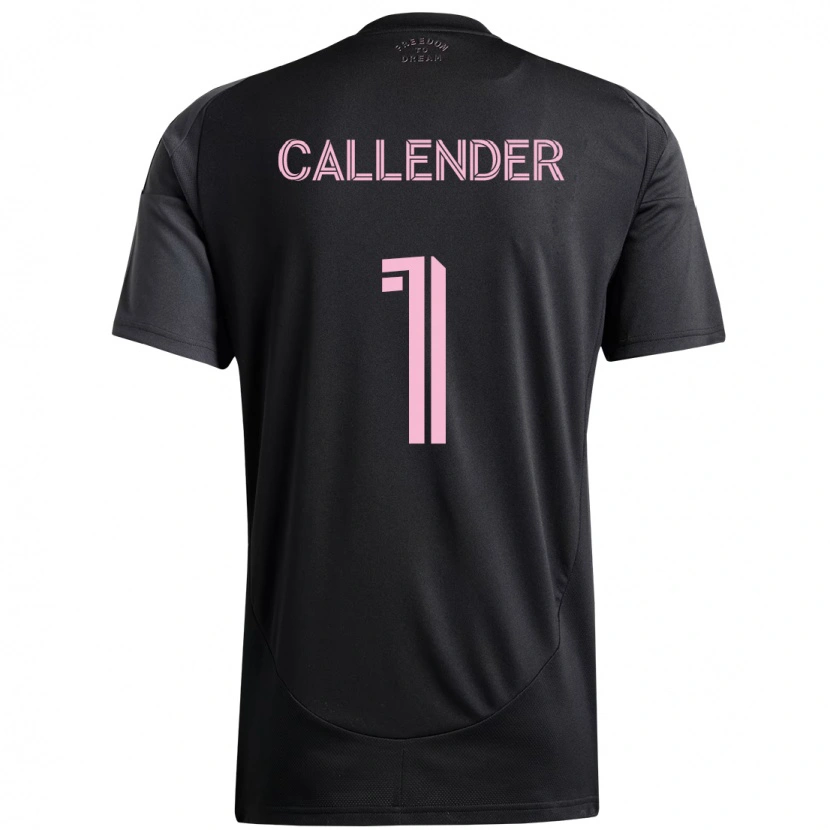 Danxen Kinder Drake Callender #1 Schwarz Rosa Auswärtstrikot Trikot 2025/26 T-Shirt Österreich