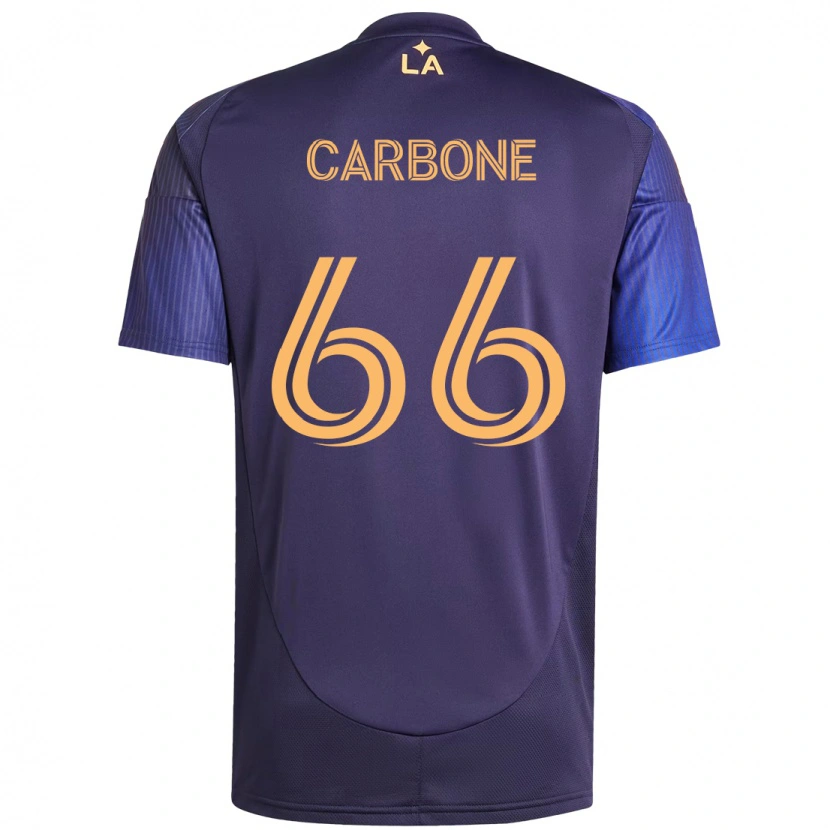 Danxen Kinder Matteo Carbone #66 Lila Blau Auswärtstrikot Trikot 2025/26 T-Shirt Österreich