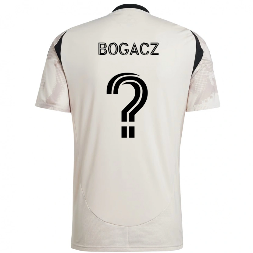 Danxen Kinder Wiktor Bogacz #0 Beige Schwarz Auswärtstrikot Trikot 2025/26 T-Shirt Österreich