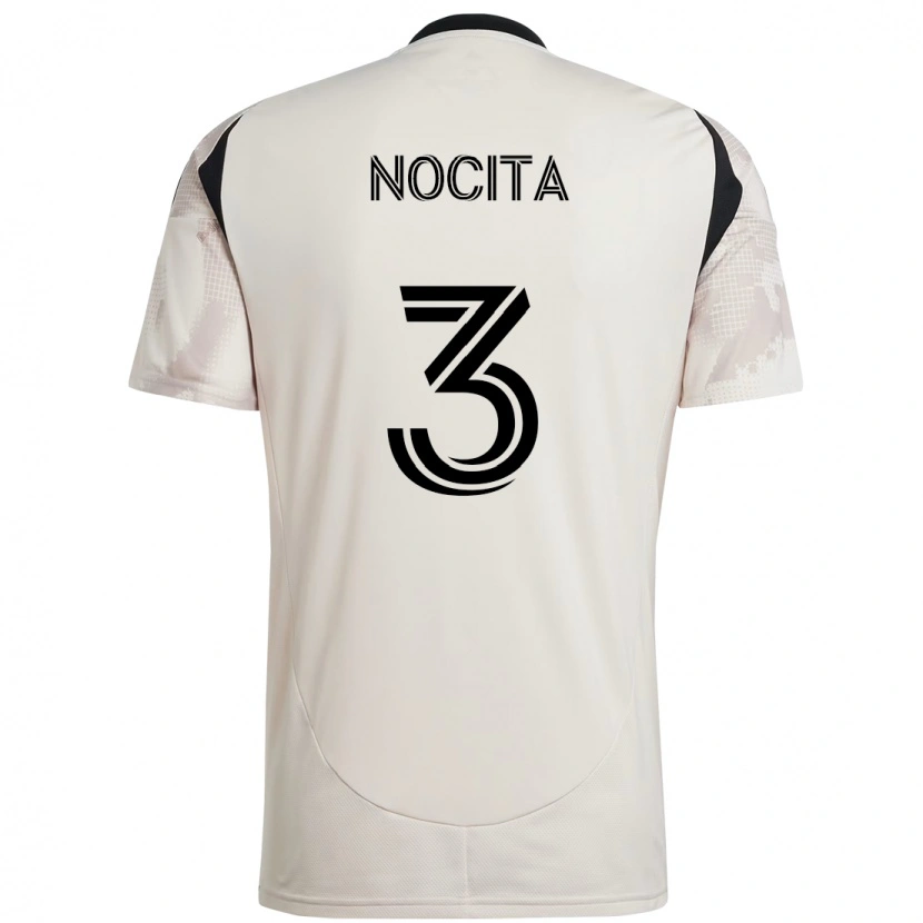 Danxen Kinder Matthew Nocita #3 Beige Schwarz Auswärtstrikot Trikot 2025/26 T-Shirt Österreich