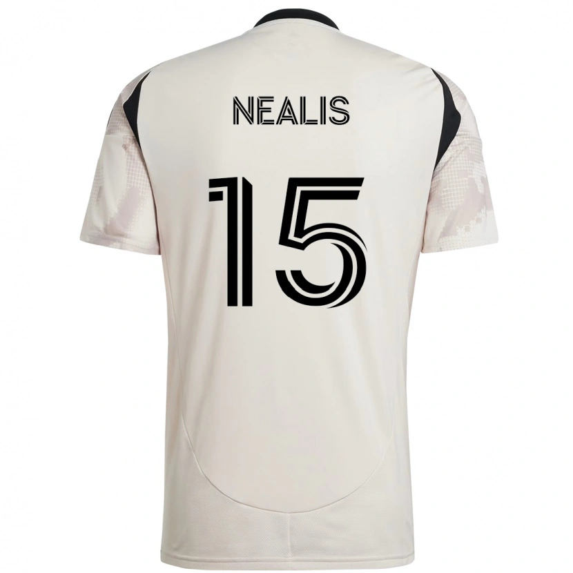 Danxen Kinder Sean Nealis #15 Beige Schwarz Auswärtstrikot Trikot 2025/26 T-Shirt Österreich