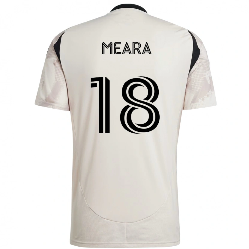 Danxen Kinder Ryan Meara #18 Beige Schwarz Auswärtstrikot Trikot 2025/26 T-Shirt Österreich