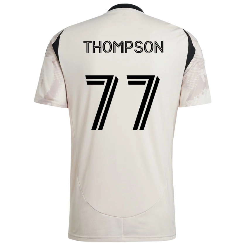 Danxen Kinder Amos Shapiro-Thompson #77 Beige Schwarz Auswärtstrikot Trikot 2025/26 T-Shirt Österreich