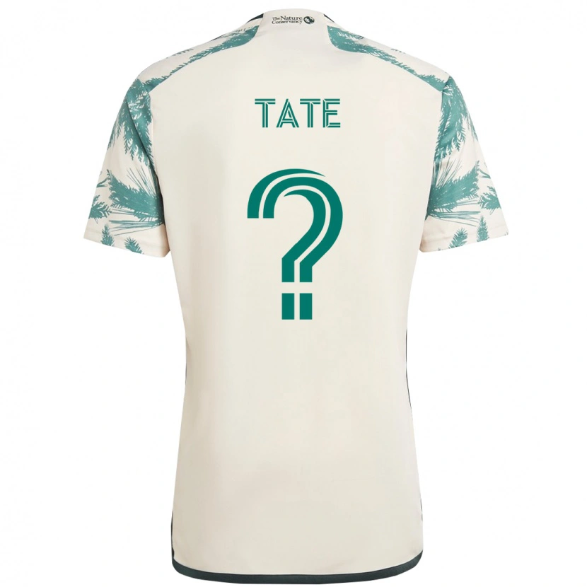 Danxen Kinder Hudson Tate #0 Beige Grün Auswärtstrikot Trikot 2025/26 T-Shirt Österreich