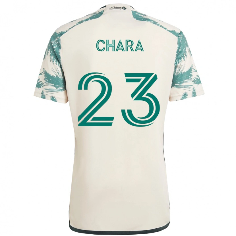 Danxen Kinder Yimmi Chará #23 Beige Grün Auswärtstrikot Trikot 2025/26 T-Shirt Österreich