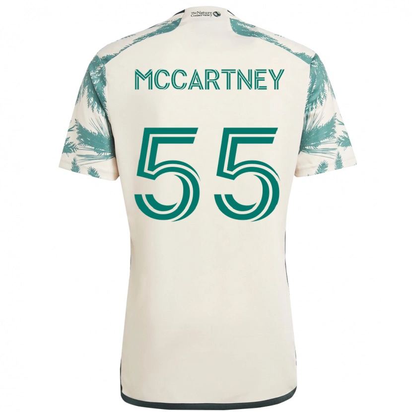 Danxen Kinder Dawson Mccartney #55 Beige Grün Auswärtstrikot Trikot 2025/26 T-Shirt Österreich