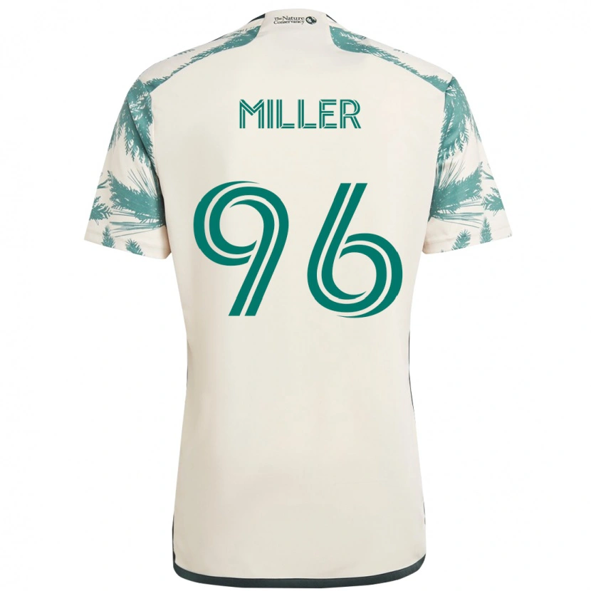 Danxen Kinder Carver Miller #96 Beige Grün Auswärtstrikot Trikot 2025/26 T-Shirt Österreich