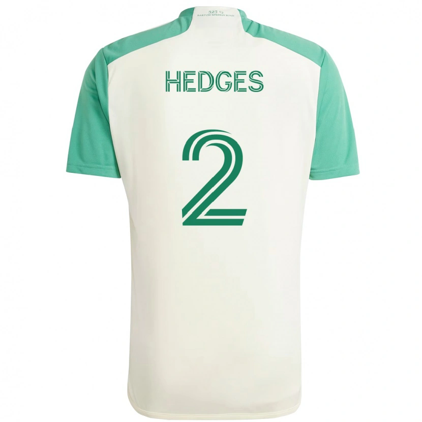 Danxen Kinder Matt Hedges #2 Weiß Grün Auswärtstrikot Trikot 2025/26 T-Shirt Österreich