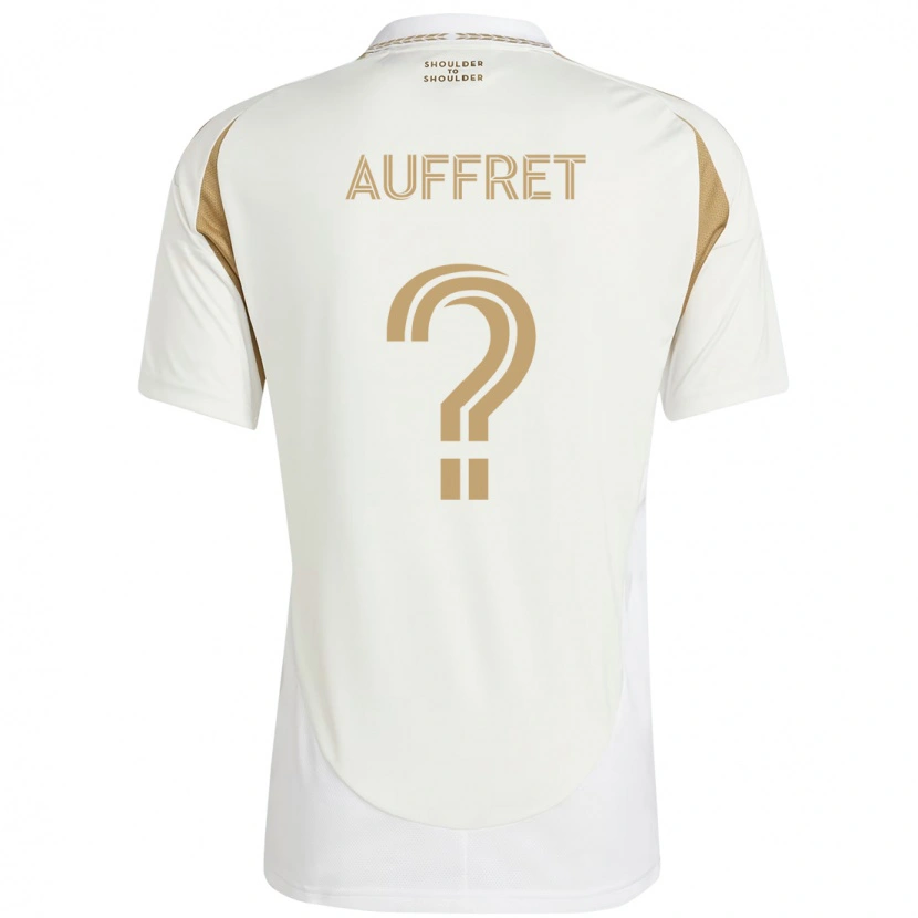 Danxen Kinder Dylan Auffret #0 Weiß Braun Auswärtstrikot Trikot 2025/26 T-Shirt Österreich