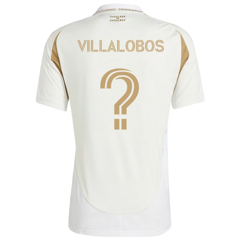 Danxen Kinder Kristian Villalobos #0 Weiß Braun Auswärtstrikot Trikot 2025/26 T-Shirt Österreich