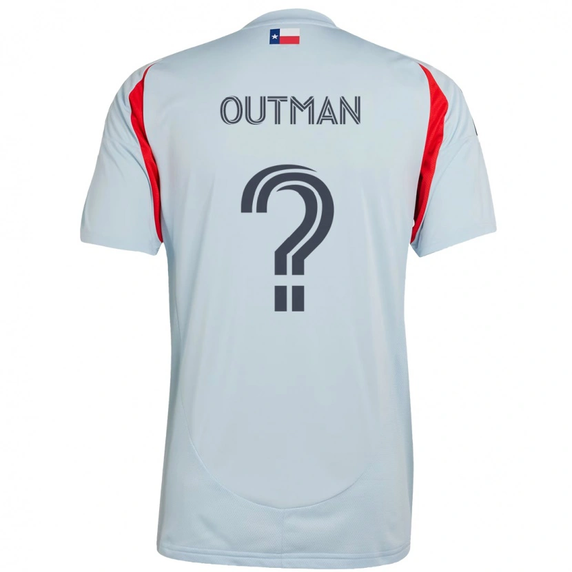 Danxen Kinder Bryce Outman #0 Hellblau Rot Auswärtstrikot Trikot 2025/26 T-Shirt Österreich