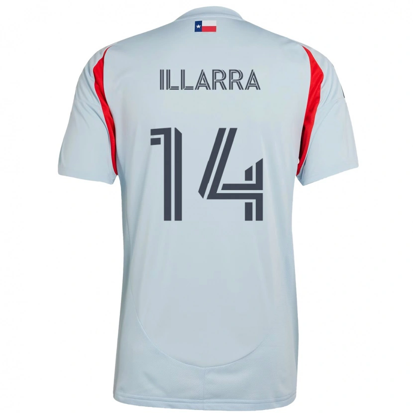 Danxen Kinder Asier Illarramendi #14 Hellblau Rot Auswärtstrikot Trikot 2025/26 T-Shirt Österreich