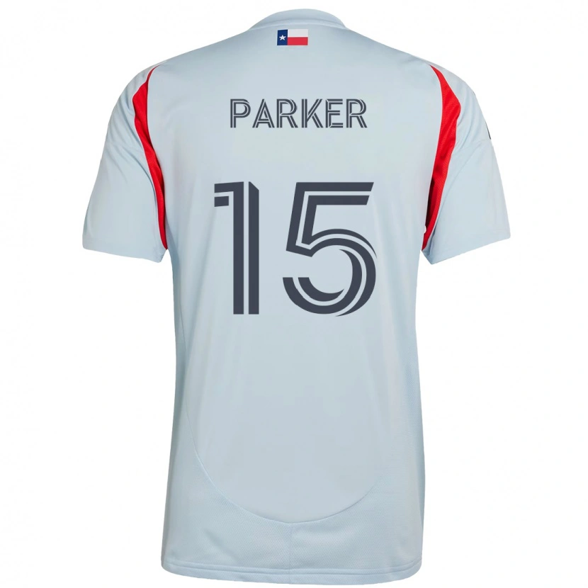 Danxen Kinder Isaiah Parker #15 Hellblau Rot Auswärtstrikot Trikot 2025/26 T-Shirt Österreich