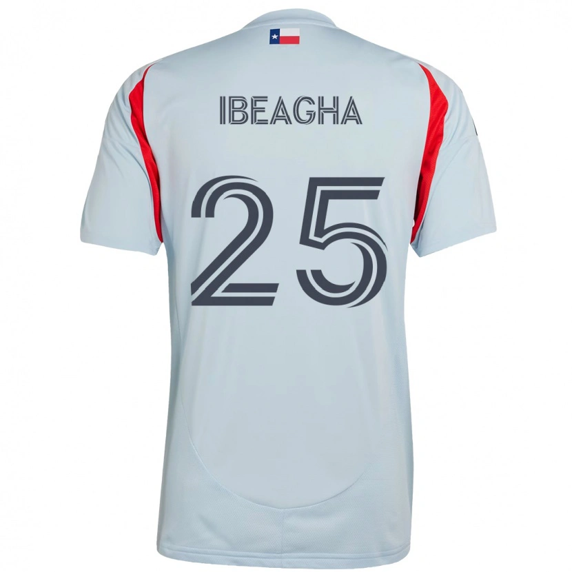 Danxen Kinder Sebastien Ibeagha #25 Hellblau Rot Auswärtstrikot Trikot 2025/26 T-Shirt Österreich