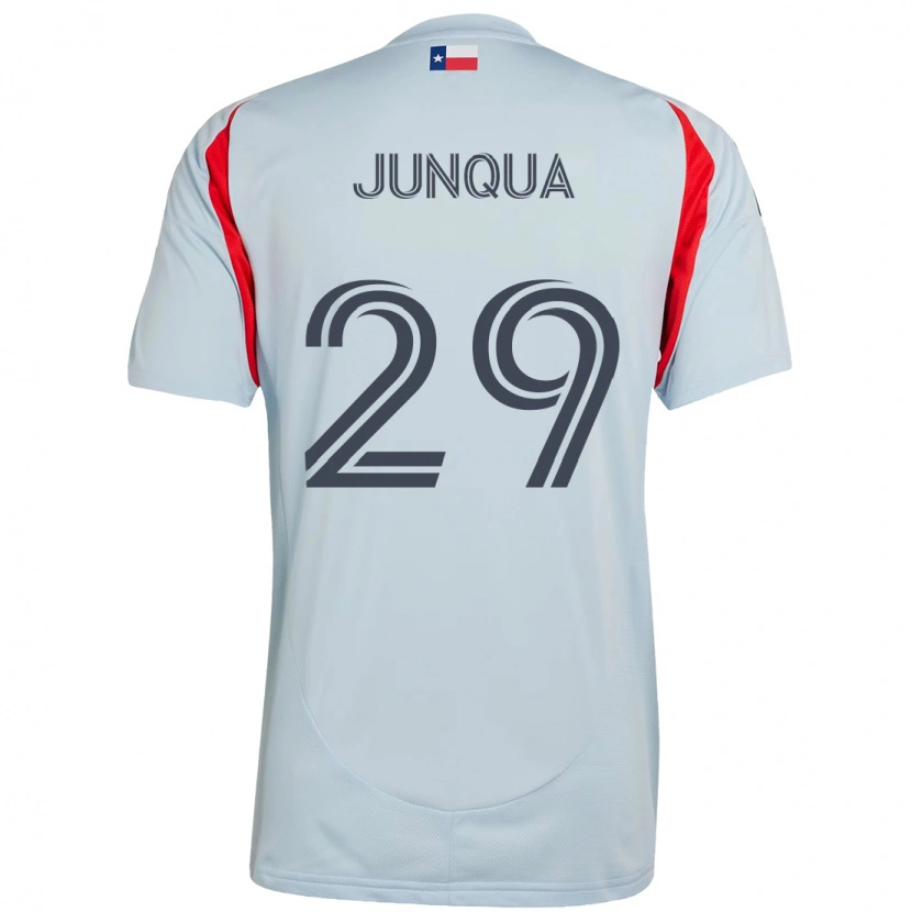 Danxen Kinder Sam Junqua #29 Hellblau Rot Auswärtstrikot Trikot 2025/26 T-Shirt Österreich