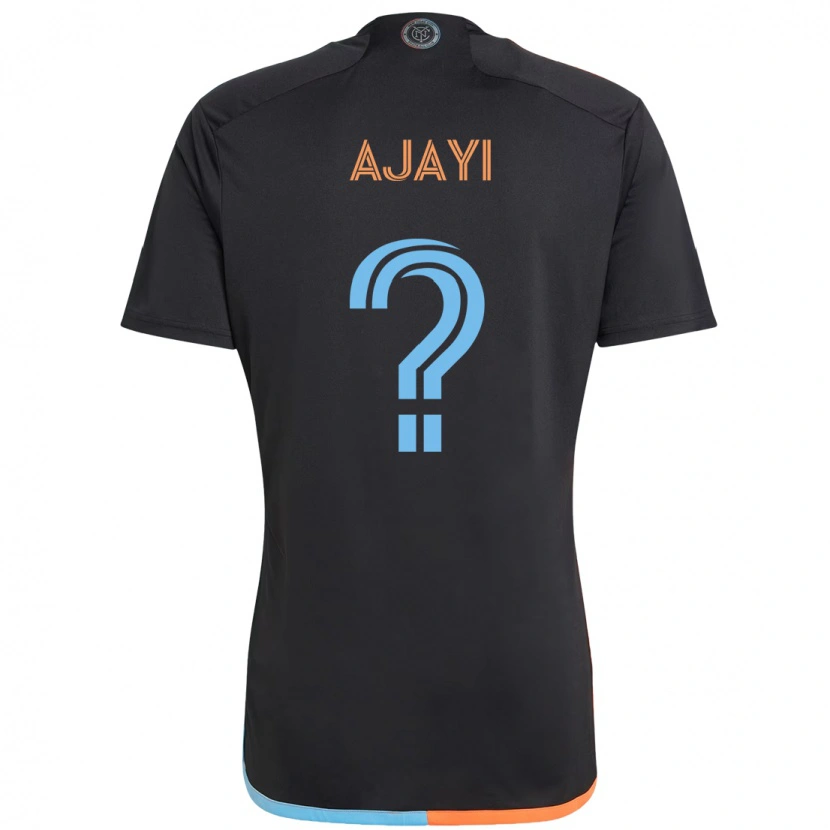 Danxen Kinder Olumuyiwa Ajayi #0 Schwarz Blau Orange Auswärtstrikot Trikot 2025/26 T-Shirt Österreich