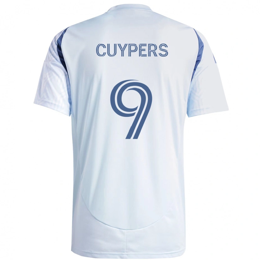 Danxen Kinder Hugo Cuypers #9 Hellhimmelblau Blau Auswärtstrikot Trikot 2025/26 T-Shirt Österreich