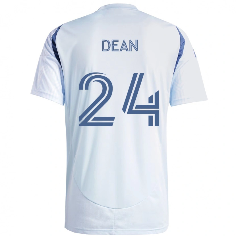 Danxen Kinder Jonathan Dean #24 Hellhimmelblau Blau Auswärtstrikot Trikot 2025/26 T-Shirt Österreich