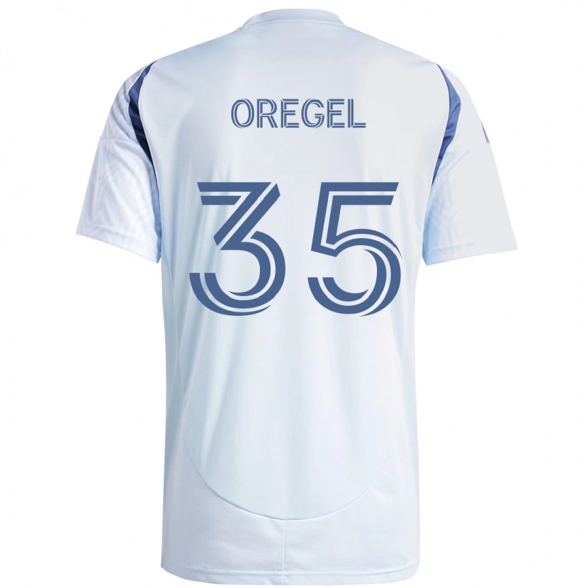 Danxen Kinder Sergio Oregel #35 Hellhimmelblau Blau Auswärtstrikot Trikot 2025/26 T-Shirt Österreich