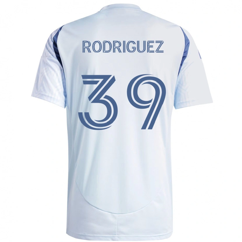 Danxen Kinder Allan Rodriguez #39 Hellhimmelblau Blau Auswärtstrikot Trikot 2025/26 T-Shirt Österreich