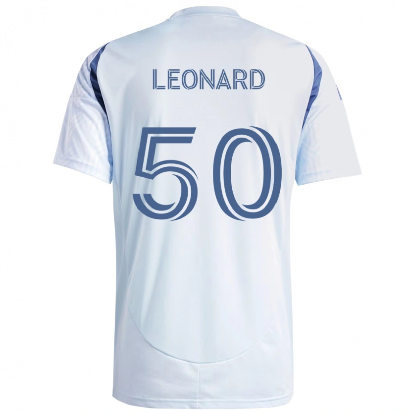 Danxen Kinder Eric Leonard #50 Hellhimmelblau Blau Auswärtstrikot Trikot 2025/26 T-Shirt Österreich