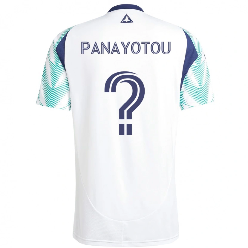 Danxen Kinder Jack Panayotou #0 Weiß Blau Auswärtstrikot Trikot 2025/26 T-Shirt Österreich