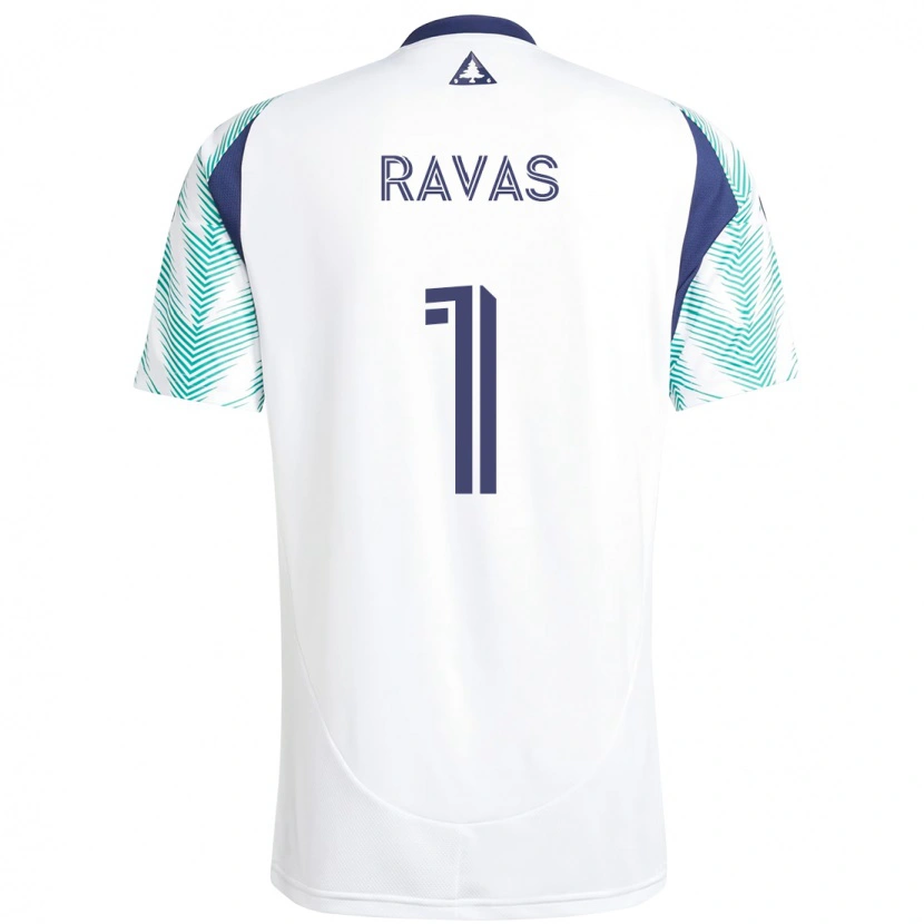 Danxen Kinder Henrich Ravas #1 Weiß Blau Auswärtstrikot Trikot 2025/26 T-Shirt Österreich