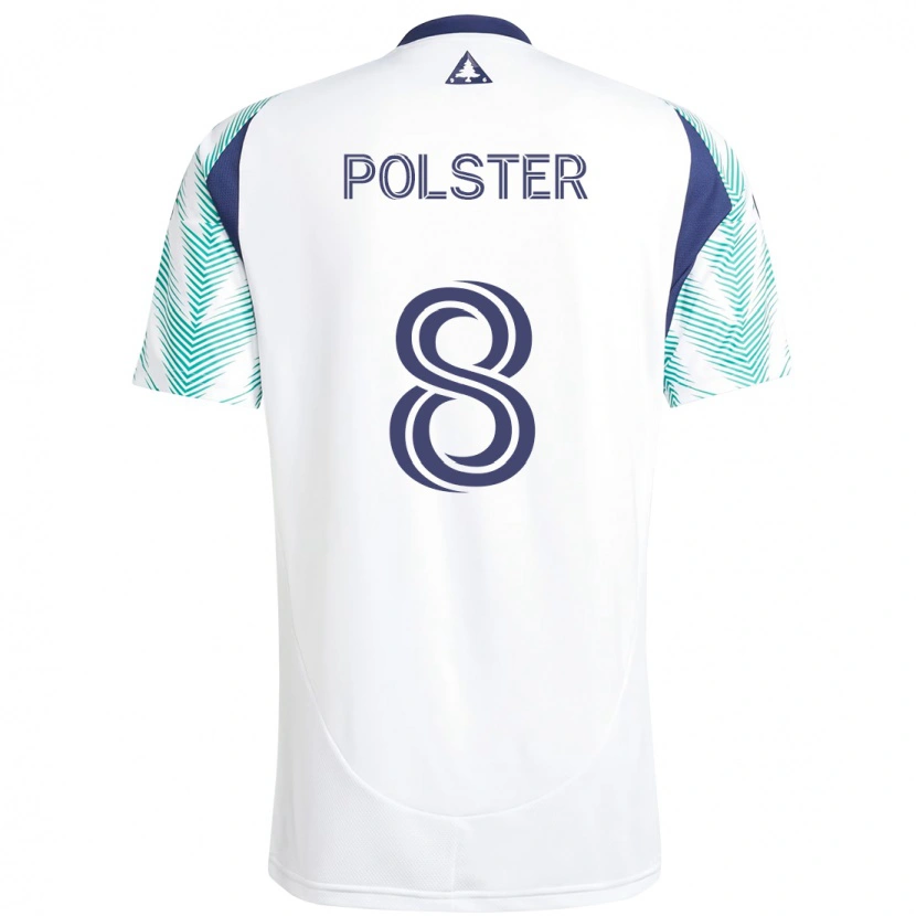 Danxen Kinder Matt Polster #8 Weiß Blau Auswärtstrikot Trikot 2025/26 T-Shirt Österreich