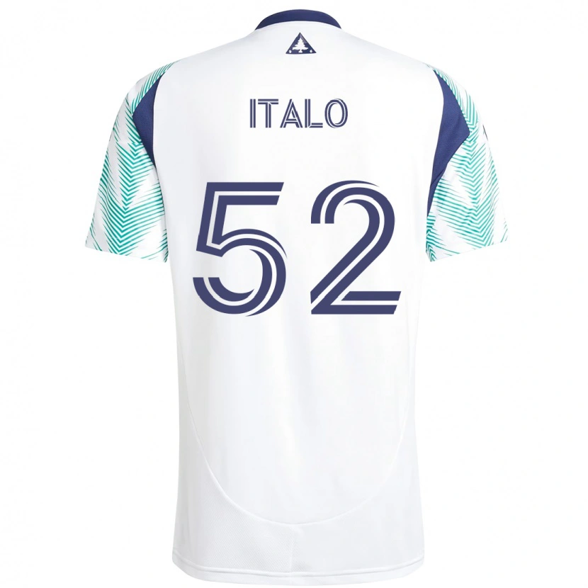 Danxen Kinder Ítalo #52 Weiß Blau Auswärtstrikot Trikot 2025/26 T-Shirt Österreich