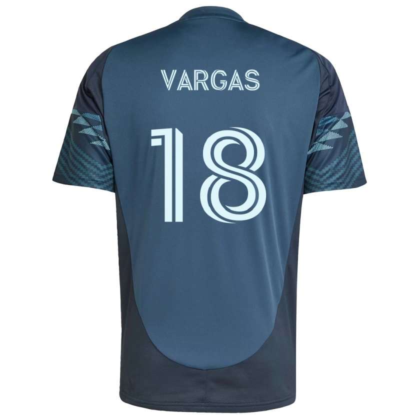 Danxen Kinder Obed Vargas #18 Hellblau Auswärtstrikot Trikot 2025/26 T-Shirt Österreich