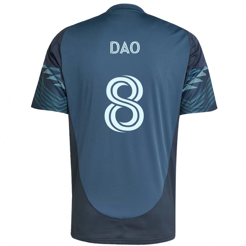 Danxen Kinder Kaylee Dao #8 Hellblau Auswärtstrikot Trikot 2025/26 T-Shirt Österreich