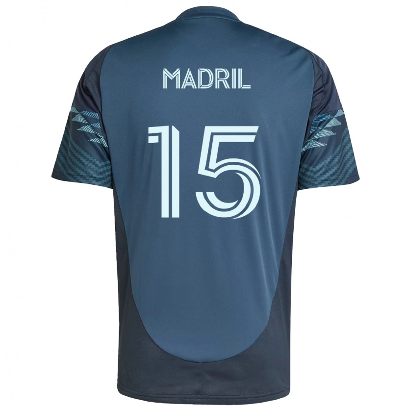 Danxen Kinder Emily Madril #15 Hellblau Auswärtstrikot Trikot 2025/26 T-Shirt Österreich