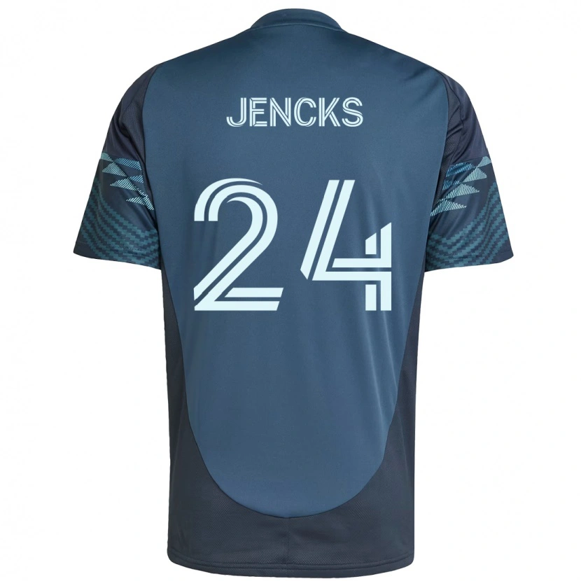 Danxen Kinder India Jencks #24 Hellblau Auswärtstrikot Trikot 2025/26 T-Shirt Österreich