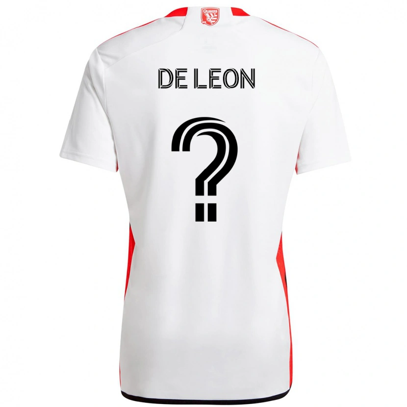 Danxen Kinder Brandon De Leon #0 Weiß Rot Auswärtstrikot Trikot 2025/26 T-Shirt Österreich