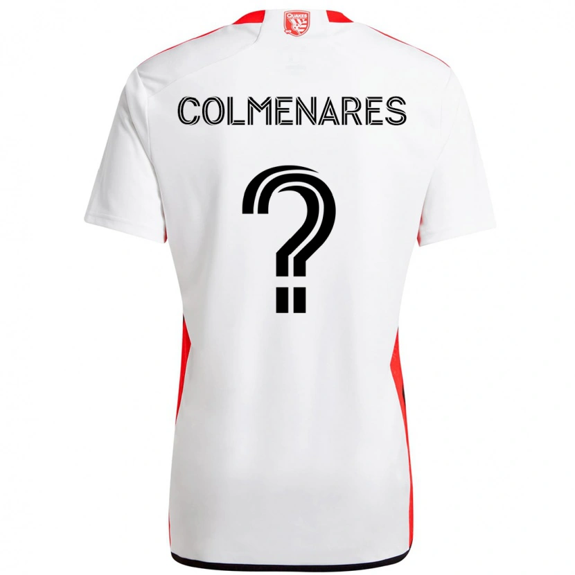 Danxen Kinder Mateo Colmenares #0 Weiß Rot Auswärtstrikot Trikot 2025/26 T-Shirt Österreich