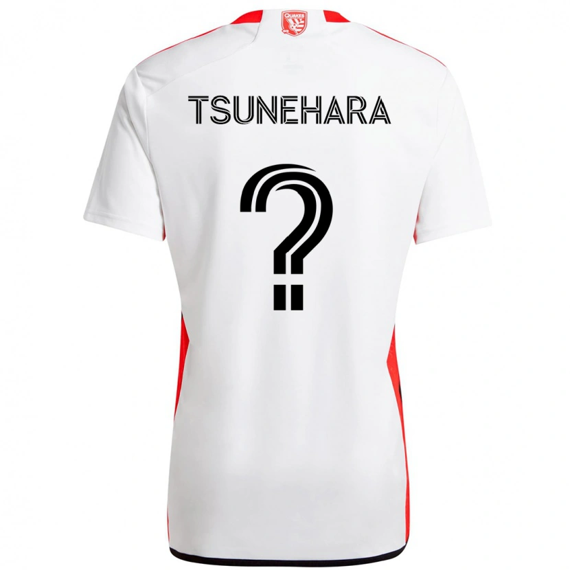 Danxen Kinder Roka Tsunehara #0 Weiß Rot Auswärtstrikot Trikot 2025/26 T-Shirt Österreich