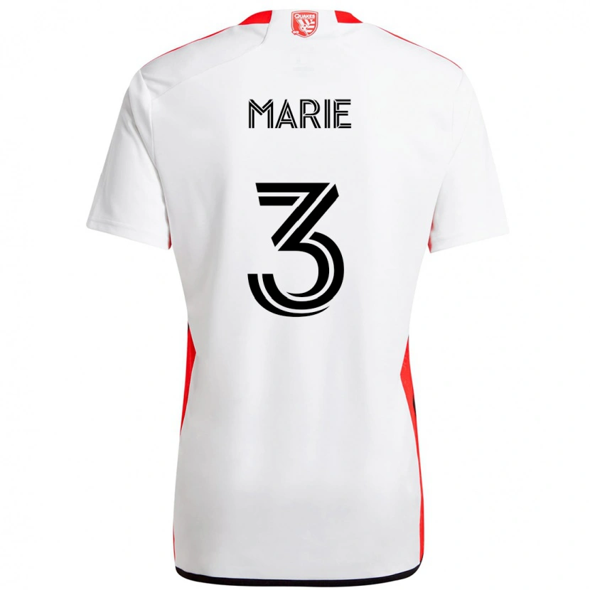 Danxen Kinder Paul Marie #3 Weiß Rot Auswärtstrikot Trikot 2025/26 T-Shirt Österreich