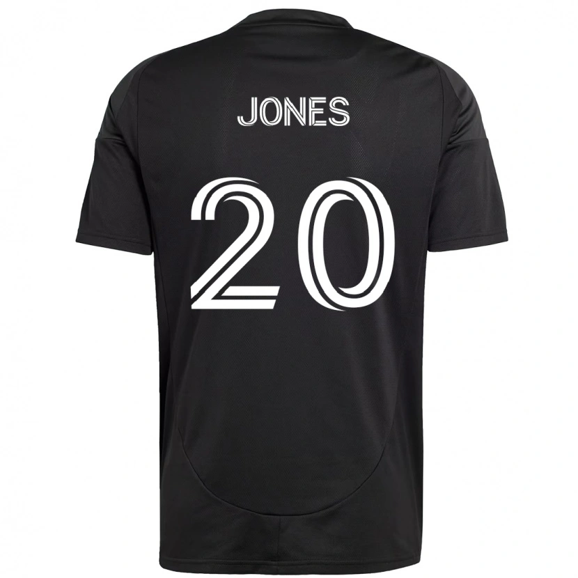 Danxen Kinder Derrick Jones #20 Schwarz Weiß Auswärtstrikot Trikot 2025/26 T-Shirt Österreich
