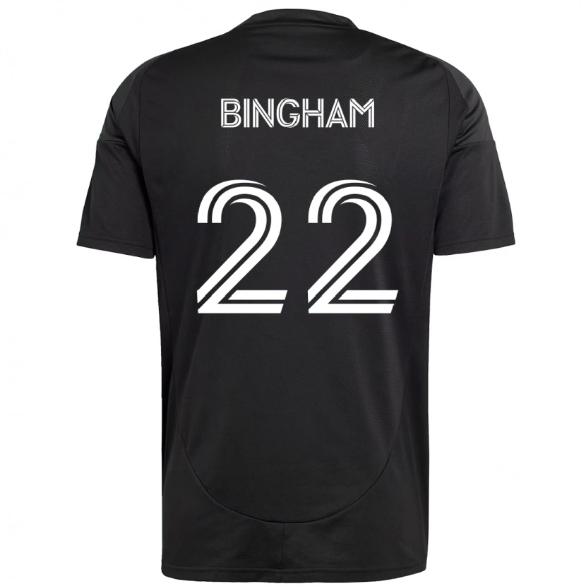 Danxen Kinder David Bingham #22 Schwarz Weiß Auswärtstrikot Trikot 2025/26 T-Shirt Österreich