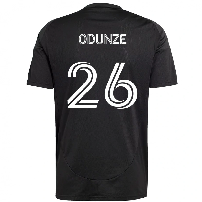 Danxen Kinder Chituru Odunze #26 Schwarz Weiß Auswärtstrikot Trikot 2025/26 T-Shirt Österreich