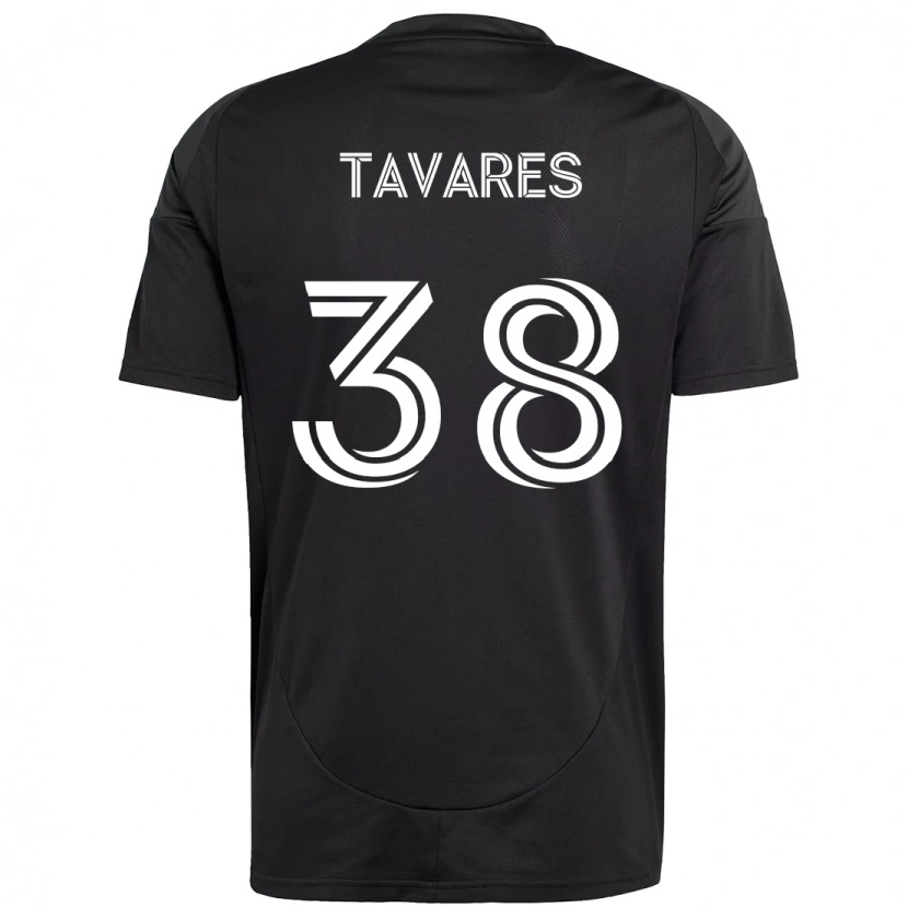 Danxen Kinder Iuri Tavares #38 Schwarz Weiß Auswärtstrikot Trikot 2025/26 T-Shirt Österreich