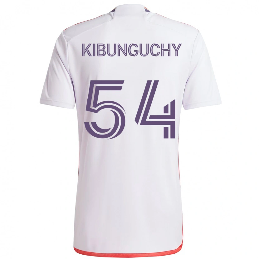 Danxen Kinder Nabi Kibunguchy #54 Weiß Lila Auswärtstrikot Trikot 2025/26 T-Shirt Österreich