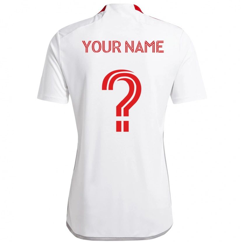 Danxen Kinder Ihren Namen #0 Weiß Rot Auswärtstrikot Trikot 2025/26 T-Shirt Österreich