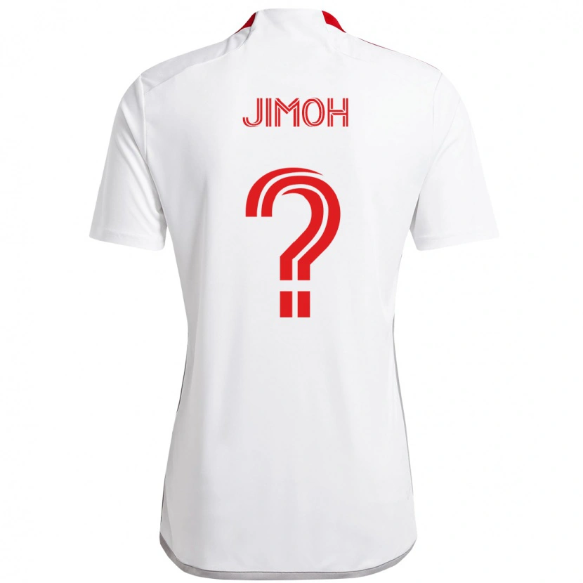 Danxen Kinder Shola Jimoh #0 Weiß Rot Auswärtstrikot Trikot 2025/26 T-Shirt Österreich