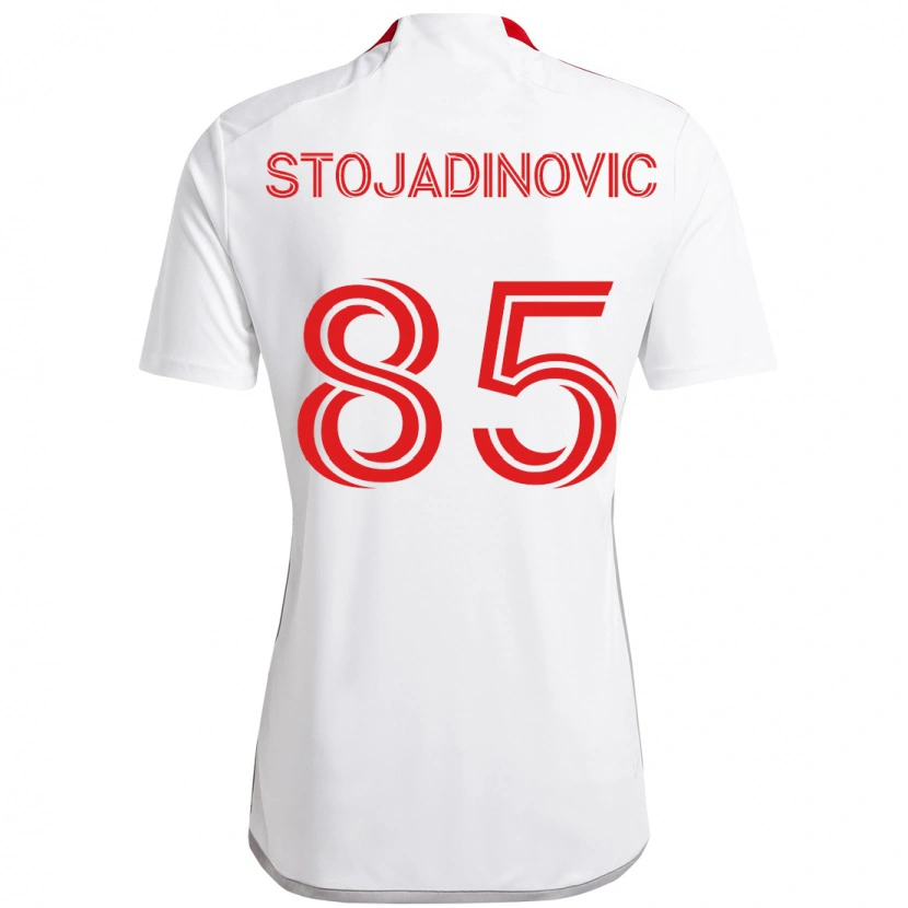 Danxen Kinder Marko Stojadinovic #85 Weiß Rot Auswärtstrikot Trikot 2025/26 T-Shirt Österreich