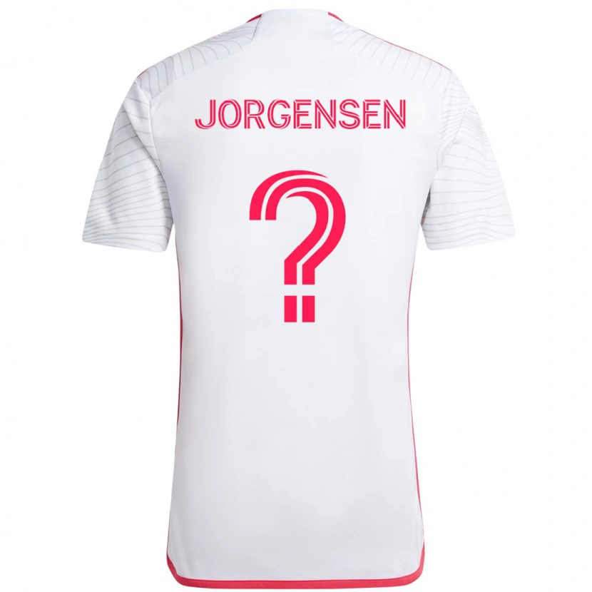Danxen Kinder Owen Jorgensen #0 Weiß Magenta Auswärtstrikot Trikot 2025/26 T-Shirt Österreich