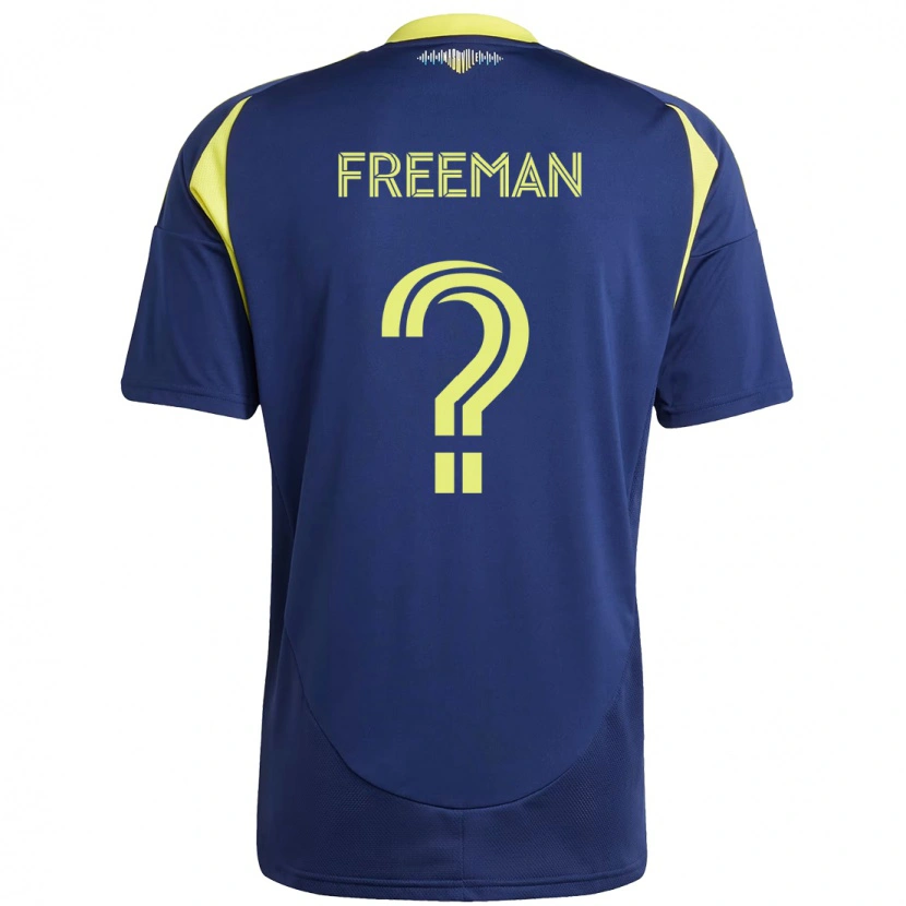 Danxen Kinder Tyler Freeman #0 Marineblau Gelb Auswärtstrikot Trikot 2025/26 T-Shirt Österreich