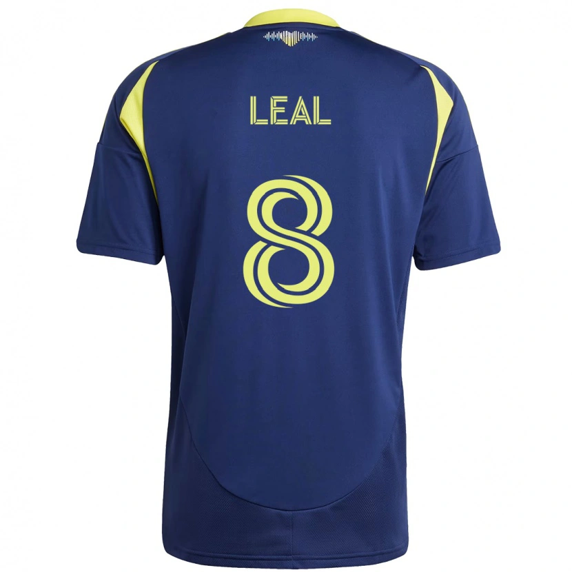 Danxen Kinder Randall Leal #8 Marineblau Gelb Auswärtstrikot Trikot 2025/26 T-Shirt Österreich