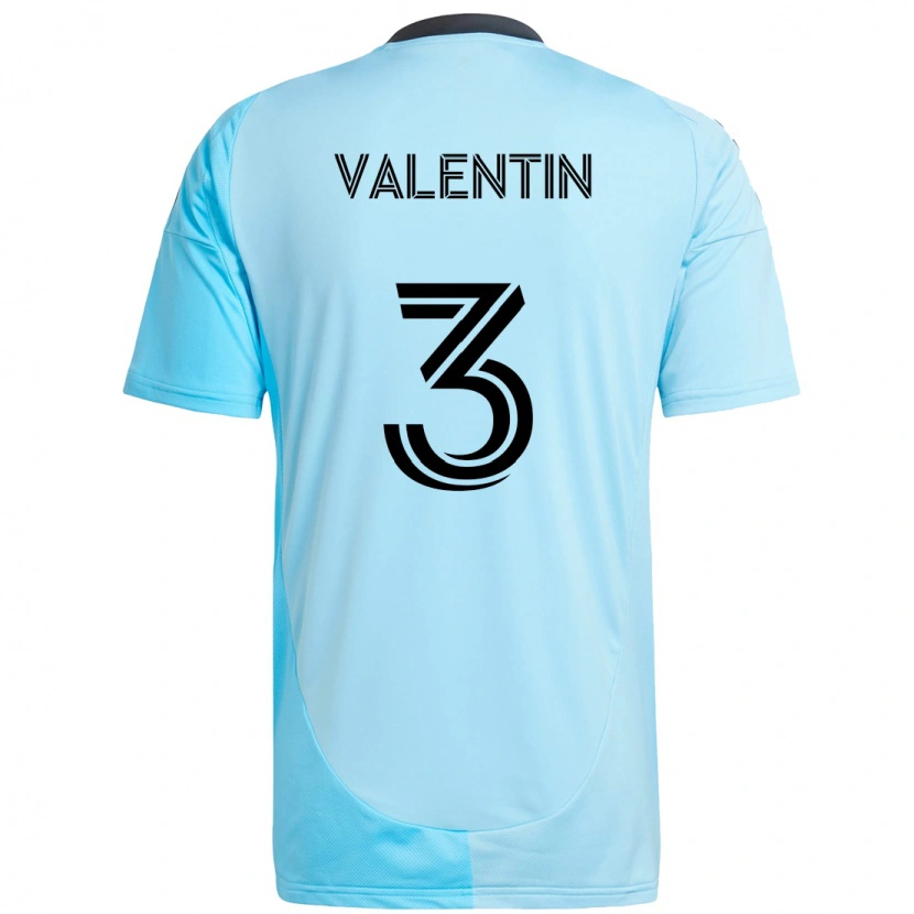 Danxen Kinder Zarek Valentin #3 Himmelblau Auswärtstrikot Trikot 2025/26 T-Shirt Österreich