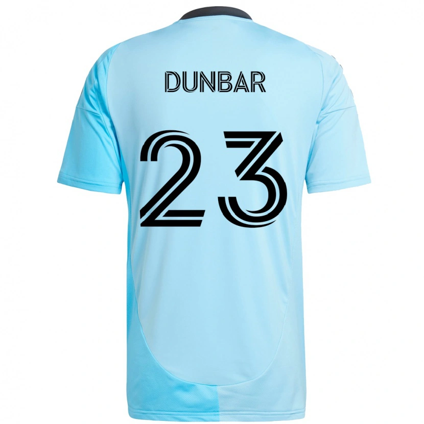 Danxen Kinder Cameron Dunbar #23 Himmelblau Auswärtstrikot Trikot 2025/26 T-Shirt Österreich